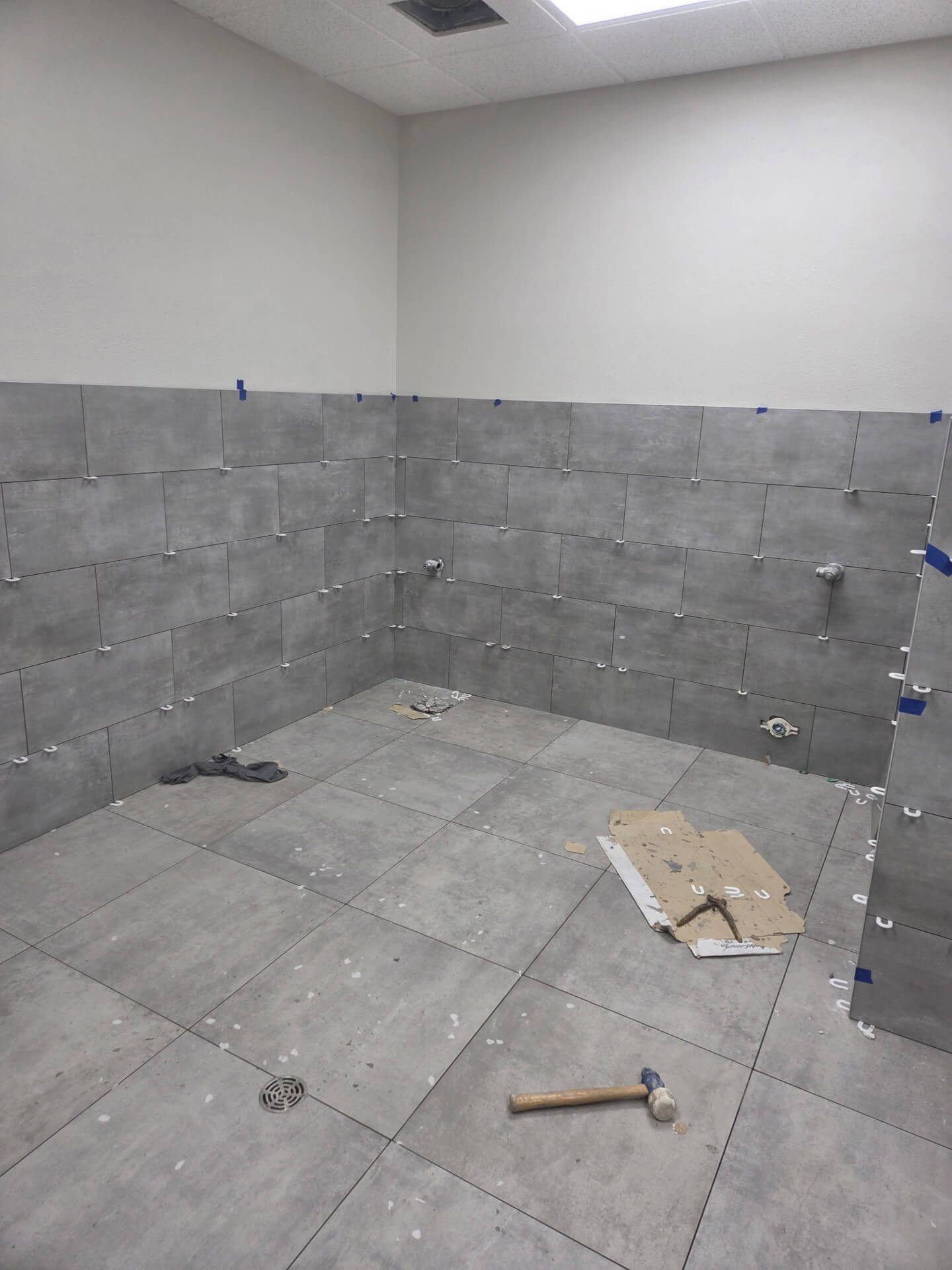 bathroom stall removal