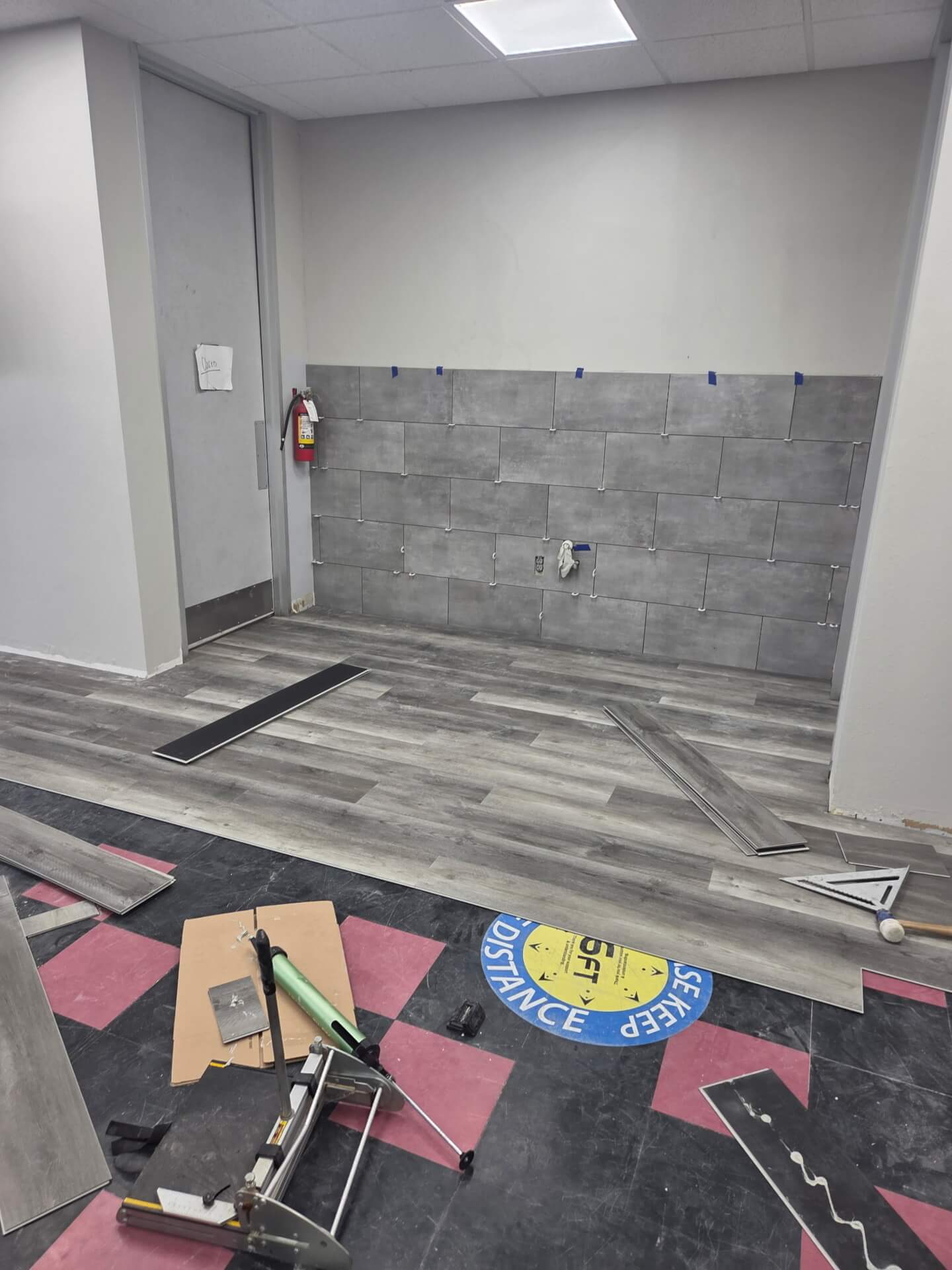 hallway floor repair