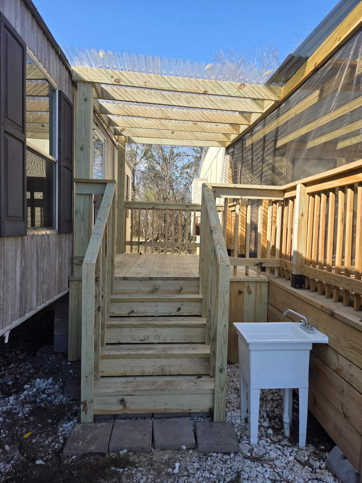 outdoor patio construction